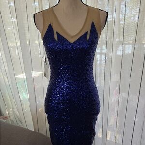 SPY Royal Blue Sequin Dress